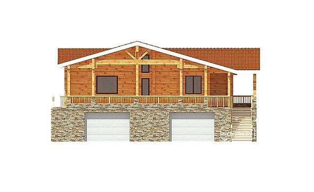 房子，胶合木材，项目“Borisov DOK”