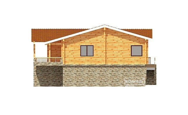 房子，胶合木材，项目“Borisov DOK”