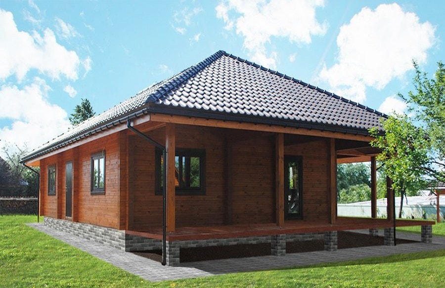 一层木质木屋 - 一个179平方米的白俄罗斯，明斯克 - 价格根据要求设置