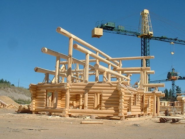 लकड़ी के मकान