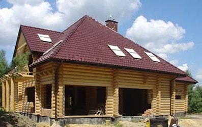 Estamos construyendo una casa de madera "Voytek" en Polonia llave en mano