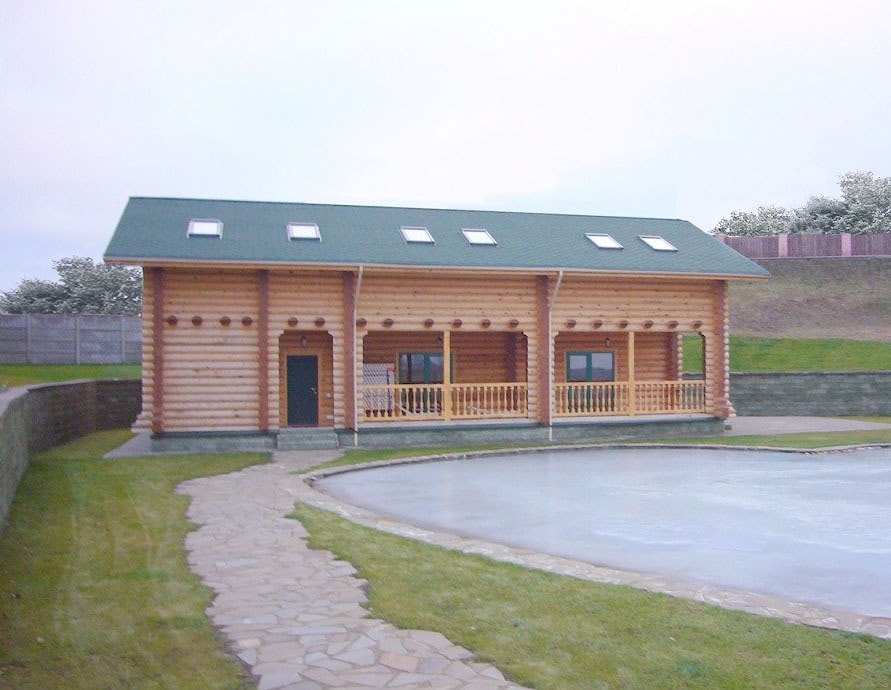 Hotel y sauna de madera "Pegasus"