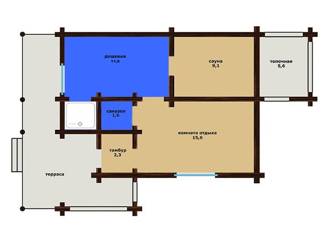 To-etasjes trehus med terrasse "Soul" 227 m²