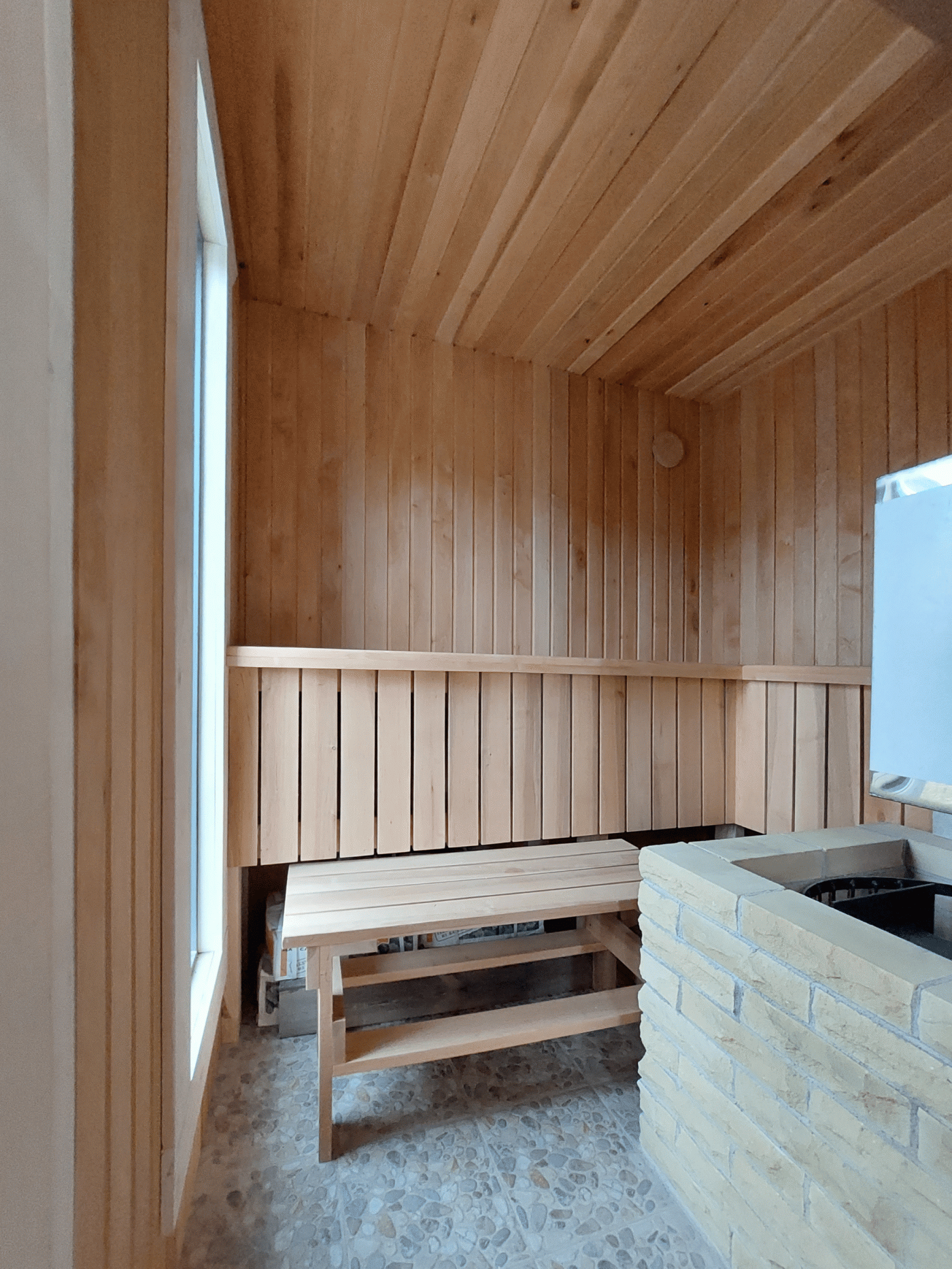 Casa móvil de madera / sauna, proyecto 
