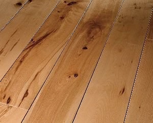 The flooring in a wooden house  