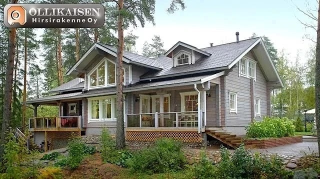 फिनिश लकड़ी का घर "कोसकेनकोरवा" 286 वर्ग मीटर  