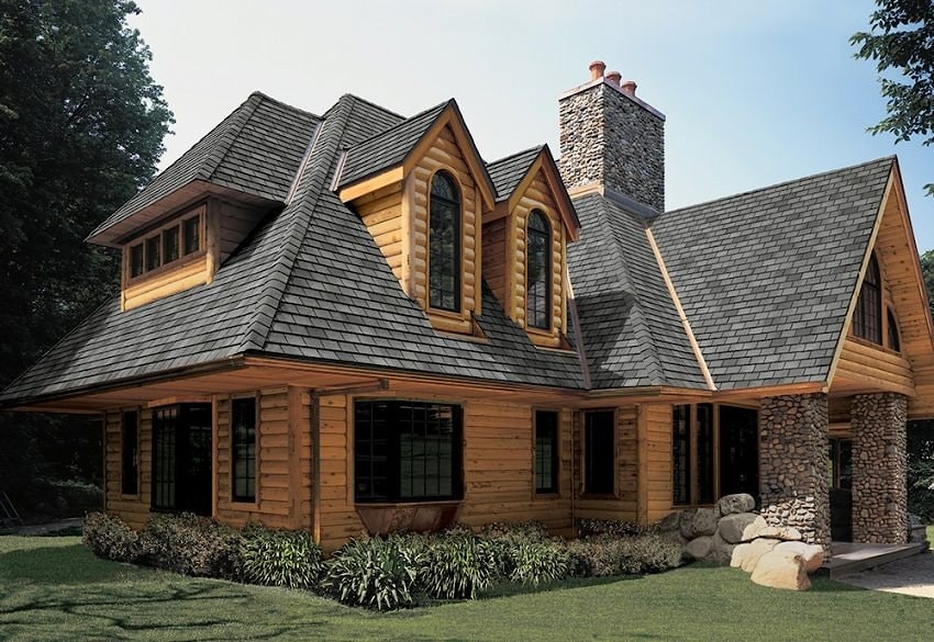 在一个木房子的石板屋顶 - 根据估计的安装价格  
