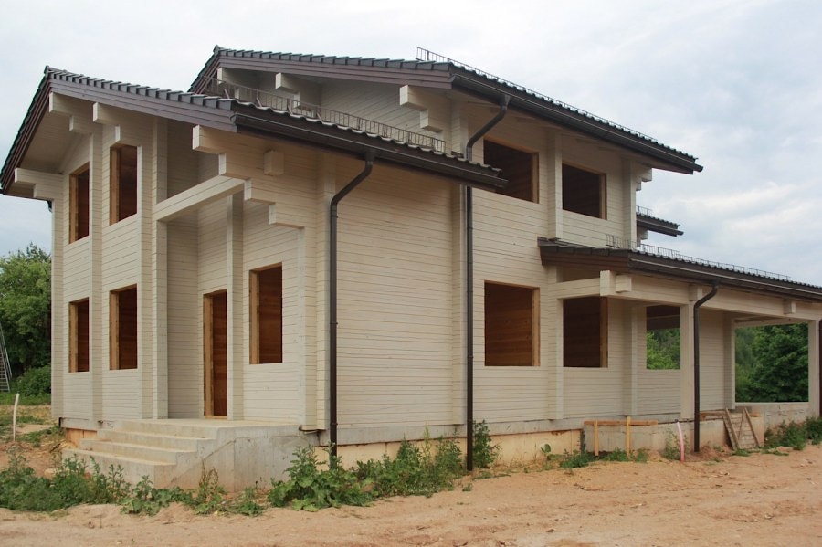 干燥的木材技术干燥“Premier”220平方米的木屋  