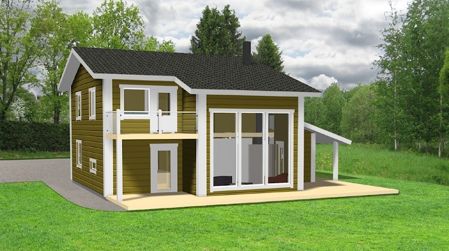 房屋项目：现代芬兰房屋时尚183平方米  