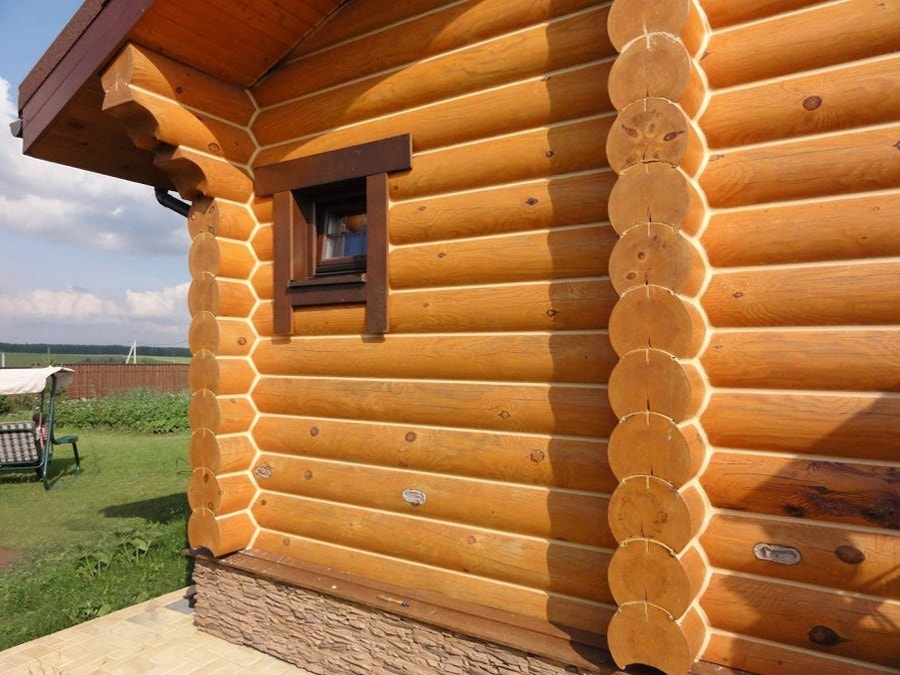 Perma chink密封胶（烫发缝）用于覆盖木屋的宽缝 - 价格840 r / 19l在明斯克购买  