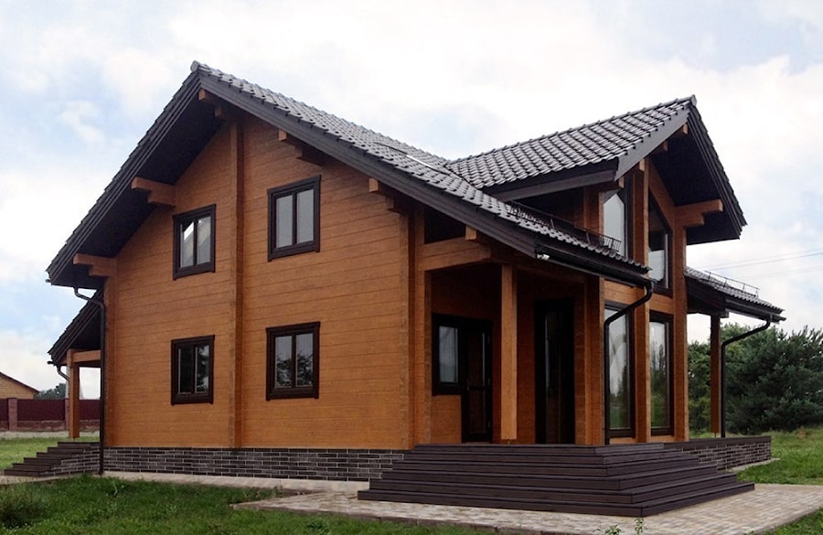 房屋项目采用异形胶合木材，项目“Falcon”132m² - 价格要求  