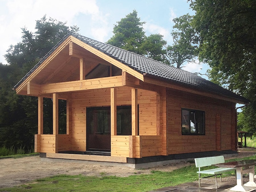 夏季房屋设有桑拿浴室，采用80平方米“多瑙河”项目的异形层压木材  