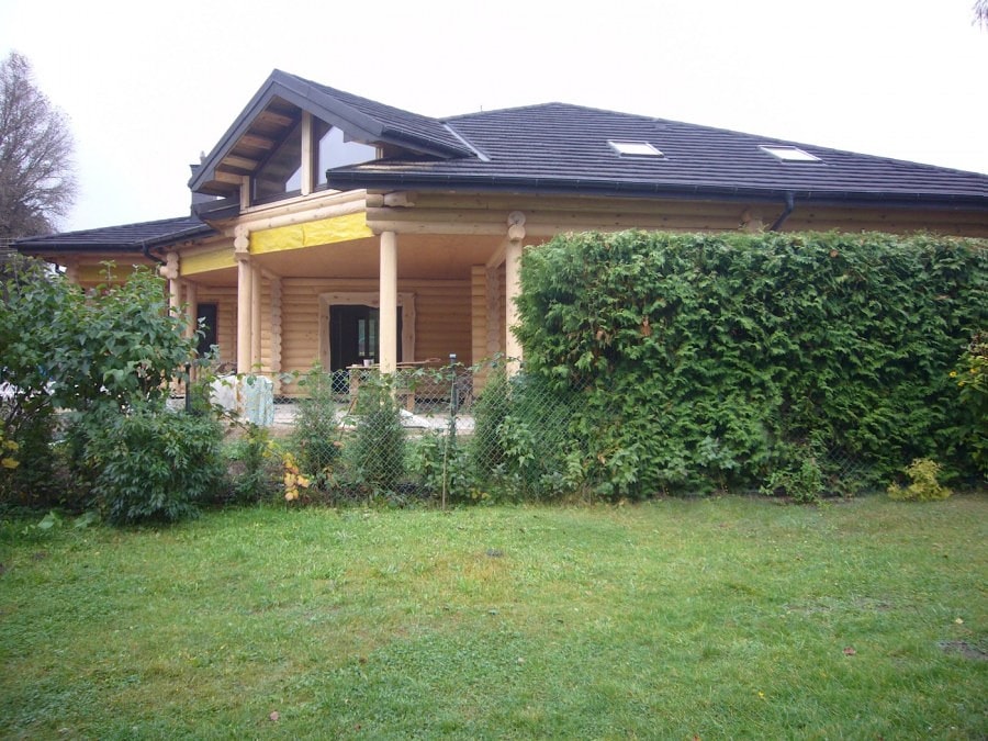 लॉग हाउस. पोलैंड में लकड़ी का घर  