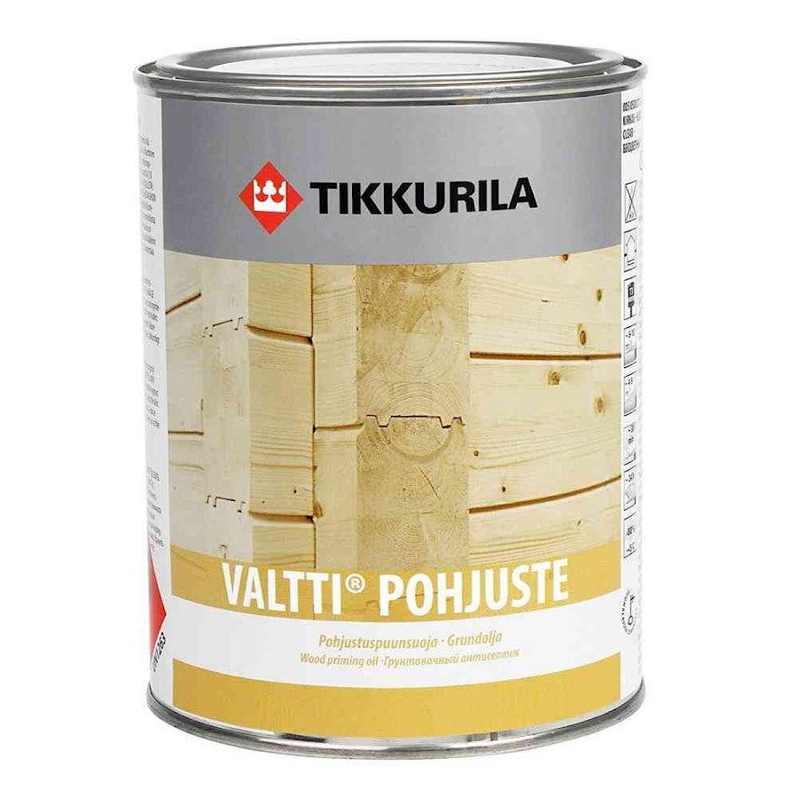Valtti-Pohyuste Tikkurila木材底漆防腐剂 - 价格9,0l。 229.90卢布  